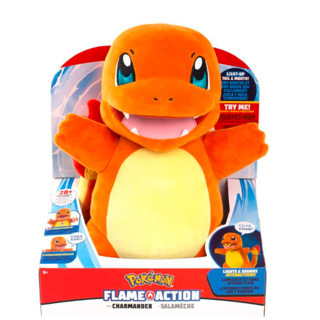 Feuerpokemon Chamande mit Geräuschen und Beleuchtung