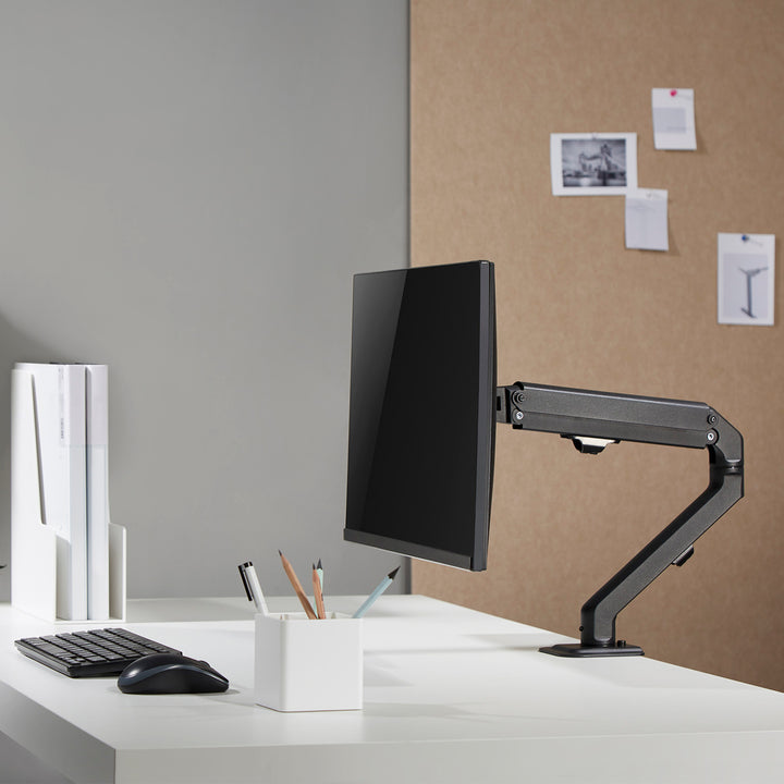 Universal-Tischhalterung für Monitor Maclean, mechanische Feder 17"-27" 7kg, VESA 75x75,100x100, MC-906
