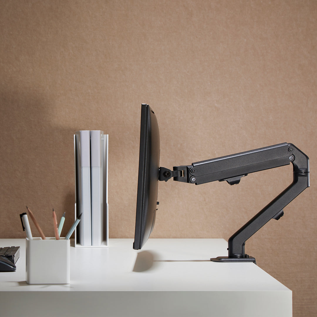 Universal-Tischhalterung für Monitor Maclean, mechanische Feder 17"-27" 7kg, VESA 75x75,100x100, MC-906