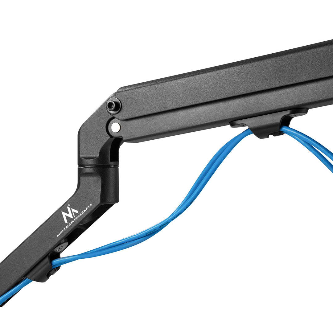 Universal-Tischhalterung für Monitor Maclean, mechanische Feder 17"-27" 7kg, VESA 75x75,100x100, MC-906
