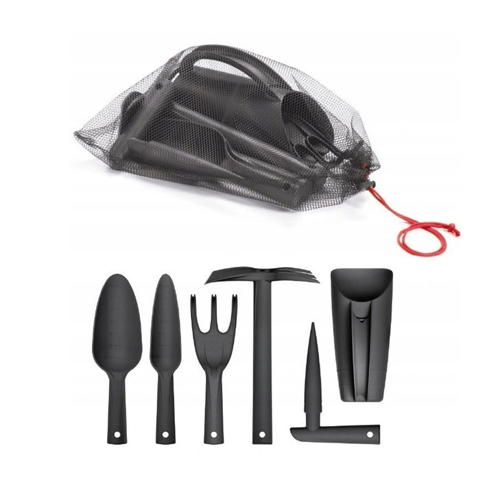 Prosperplast Set mit 6 Handwerkzeugen in Anthrazit