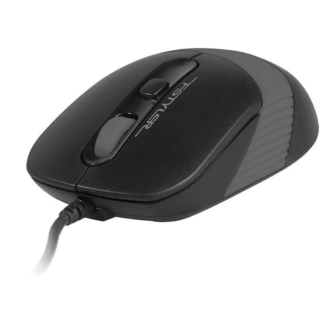 A4-TECH A4TMYS46443 Maus Optisch Wired USB Windows Mac PC 1000 DPI Ergonomisches Scrollrad Office
