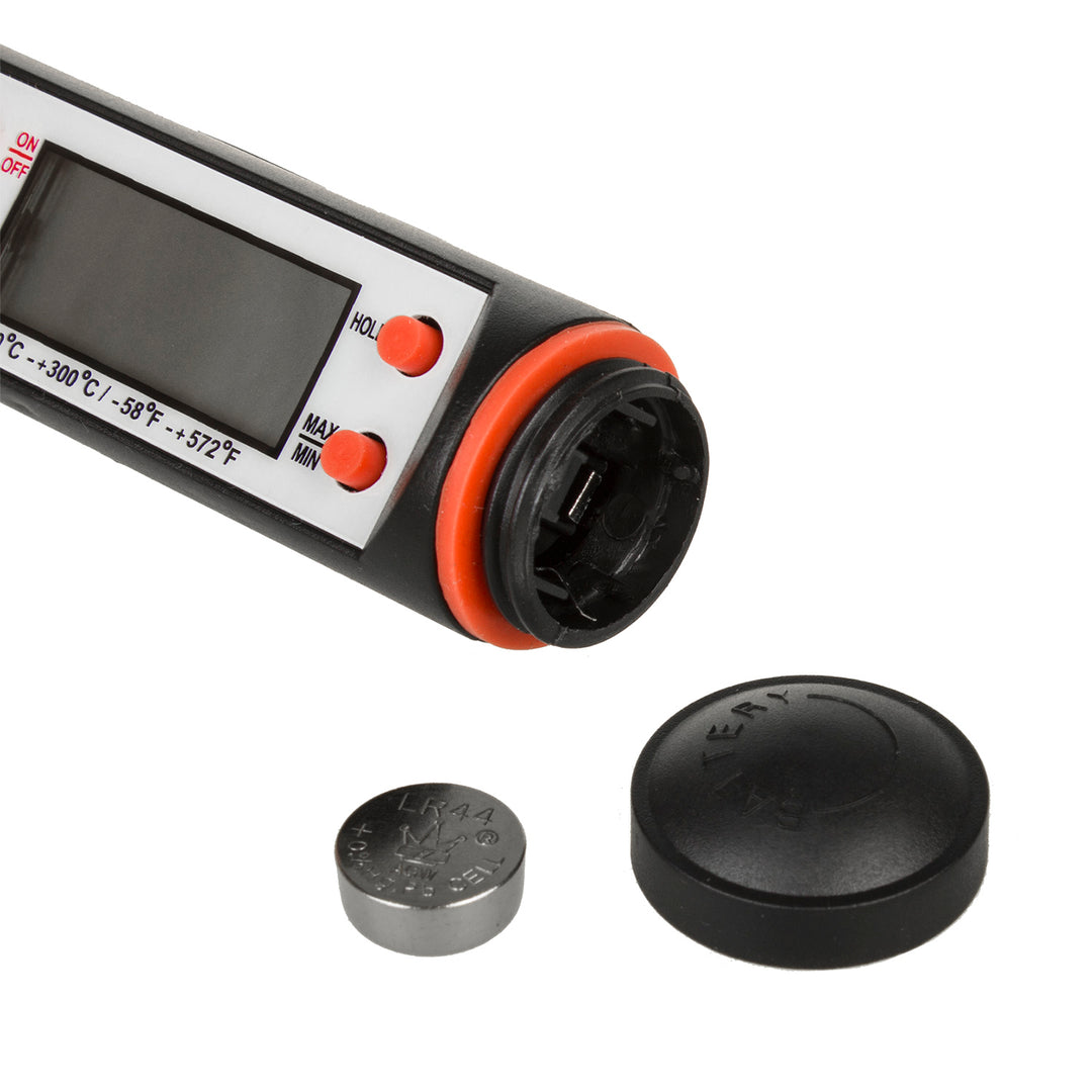 Digitales Stiftthermometer Thermometer Fühler für Lebensmittel Lebensmittelthermometer von -50 °C bis ca. +300 °C LCD DIsplay