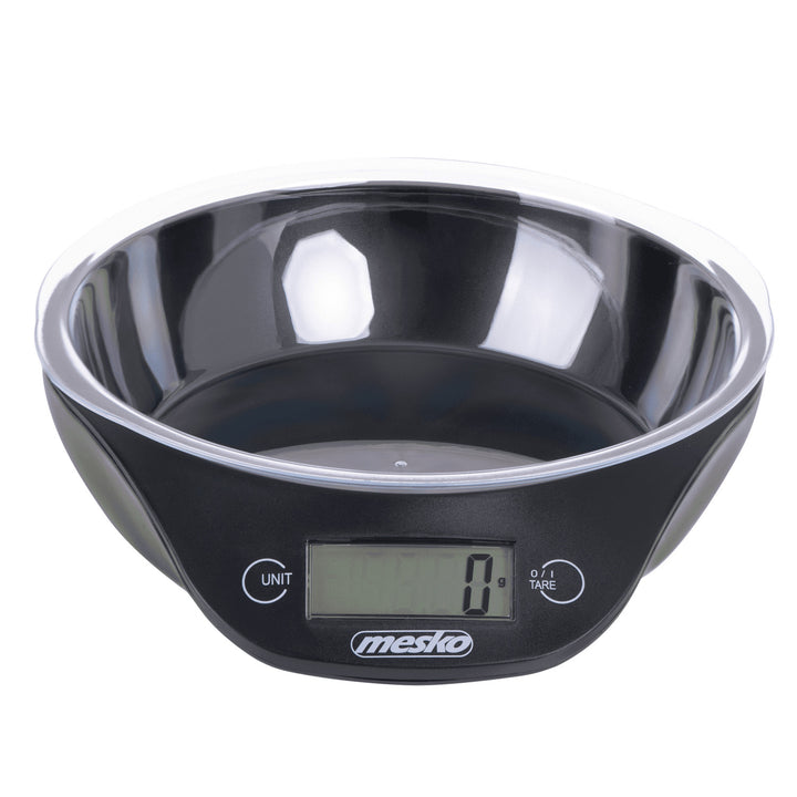 Mesko MS 3164 Küchenwaage mit Schüssel mit einer maximalen Tragfähigkeit von 5 kg