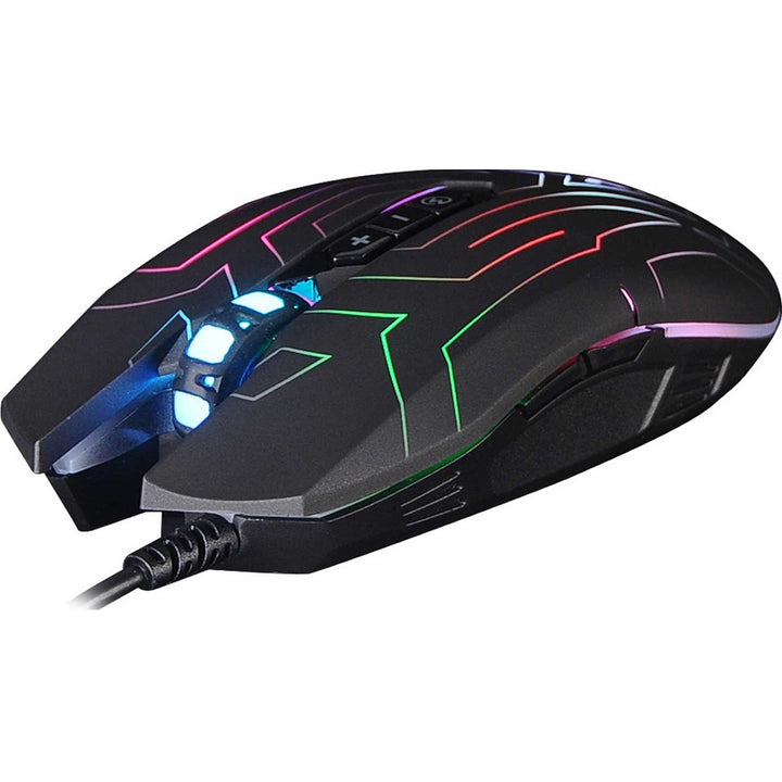 XGame X77 Labyrinth Oscar Neon Gaming Maus Neonbeleuchtung max. 2400 DPI Schwarz
