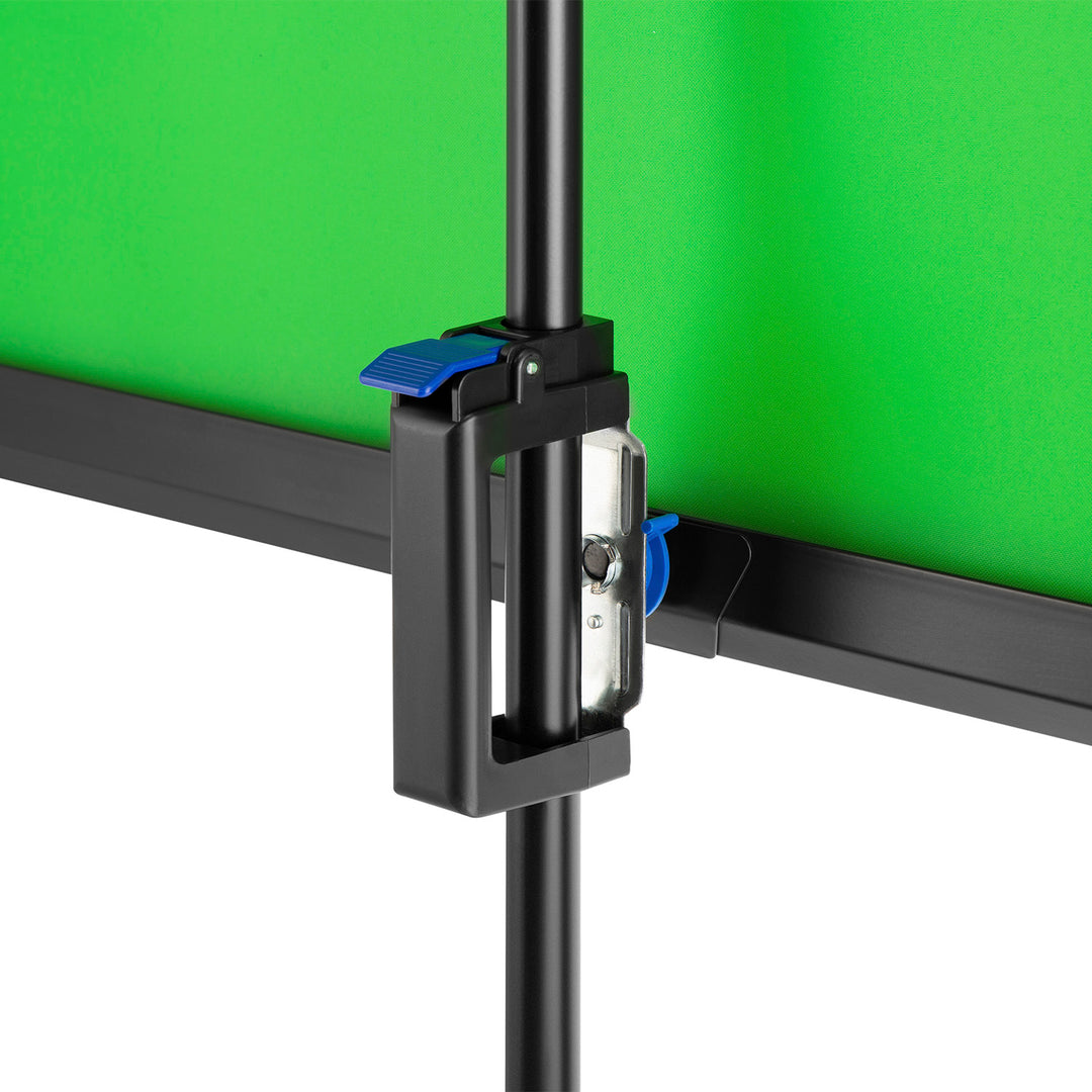 Grüner Hintergrund mit Ständer 92" 150x180cm Stativ Greenscreen für Fotografie, Video, Live Streaming Fotohintergrund  Regulierbare Höhe