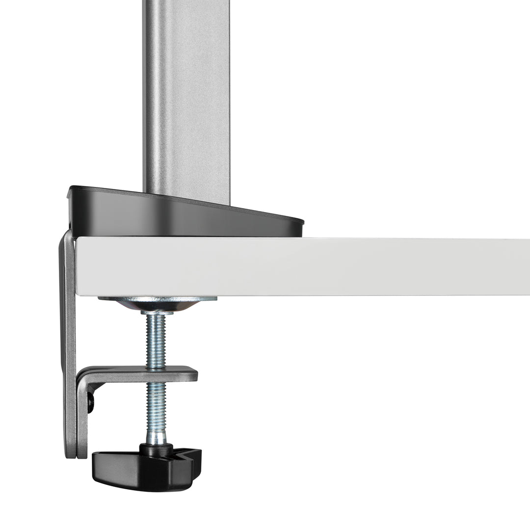 Deluxe 2-Fach Gelenk-Monitorhalterung Tischhalterung 17-32" Zoll Schwenkbar Neigbar Höhenverstellbar Doppelarm VESA 75x75 100x100 bis 2x9kg