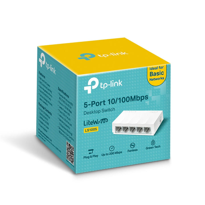 Switch LS1005 5 Anschlüsse TP-Link 10/100 Mb/s Switch