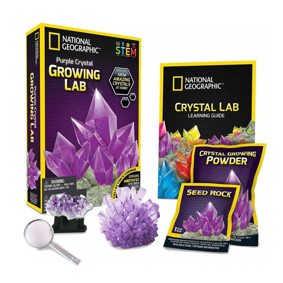 National Geographic - Lila Kristallzüchtungs-Laborkit