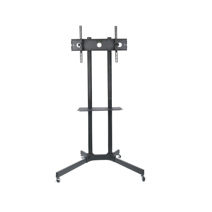 Universal Fernseher Halter mit Regal TV Halterung 30-65" Standfuß Ständer VESA 600x400 bis 60kg
