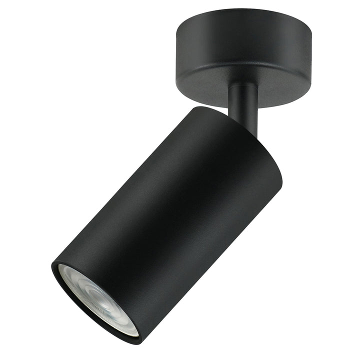 Deckenstrahler 1-Flammig 1x GU10 Fassung für LED & Halogen Leuchtmittel bis 35W Deckenleuchte Wandstrahler 55x100mm Drehbar Schwenkbar