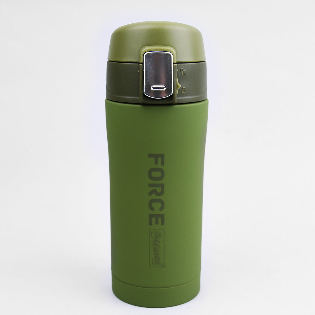Force Thermobecher Kaffeebecher Thermoskanne Isolierbecher Isolierflasche aus Edelstahl für Warm- oder Kaltgetränke (300ml, Grün)
