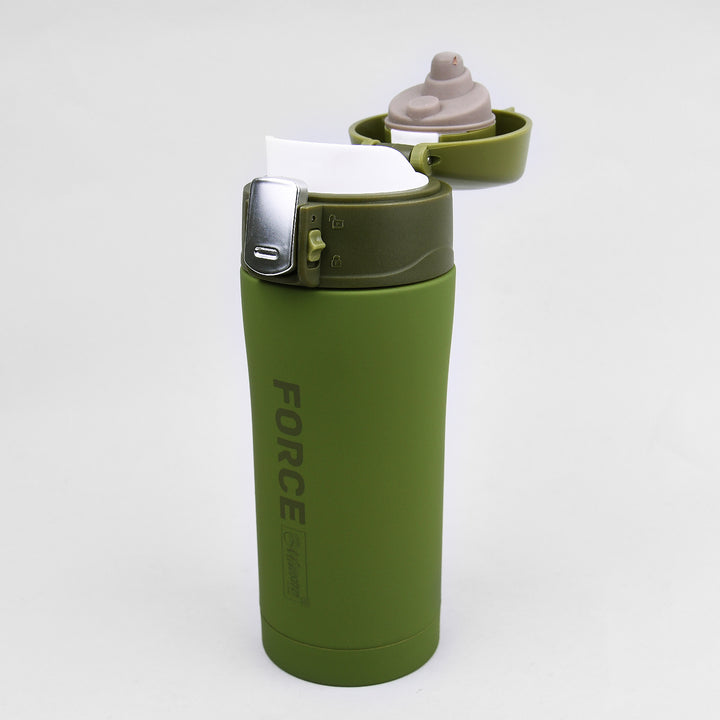 Force Thermobecher Kaffeebecher Thermoskanne Isolierbecher Isolierflasche aus Edelstahl für Warm- oder Kaltgetränke (300ml, Grün)