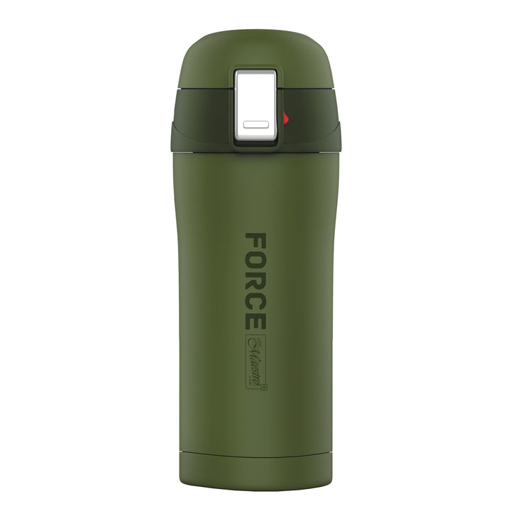 Force Thermobecher Kaffeebecher Thermoskanne Isolierbecher Isolierflasche aus Edelstahl für Warm- oder Kaltgetränke (300ml, Grün)