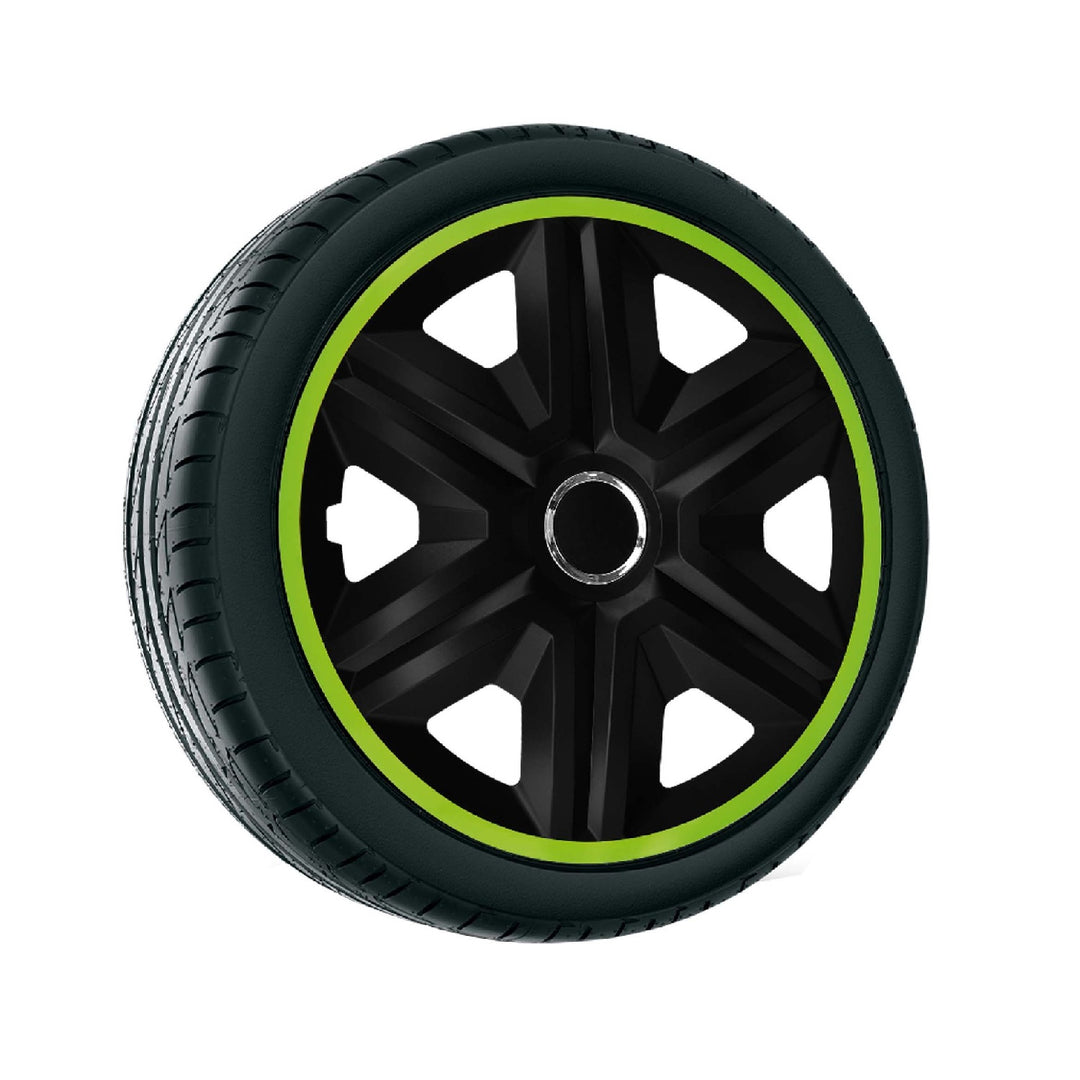 Universal Radkappen 15" NRM Fast Lux grün 4 Stück