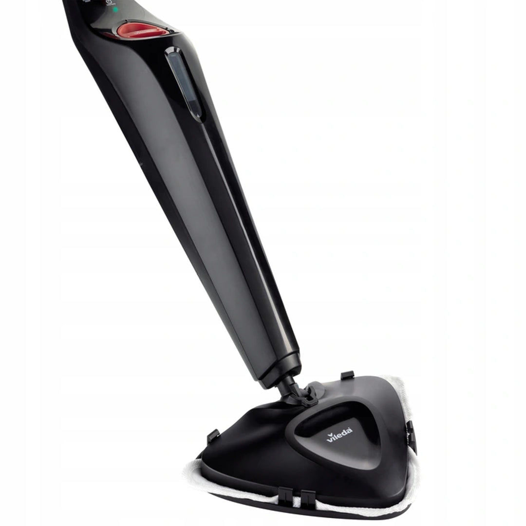 Vileda Steam Plus Compact Dampfmopp, Leistung 1550 W, Tankvolumen 400 ml, 2 Ersatzbeutel,