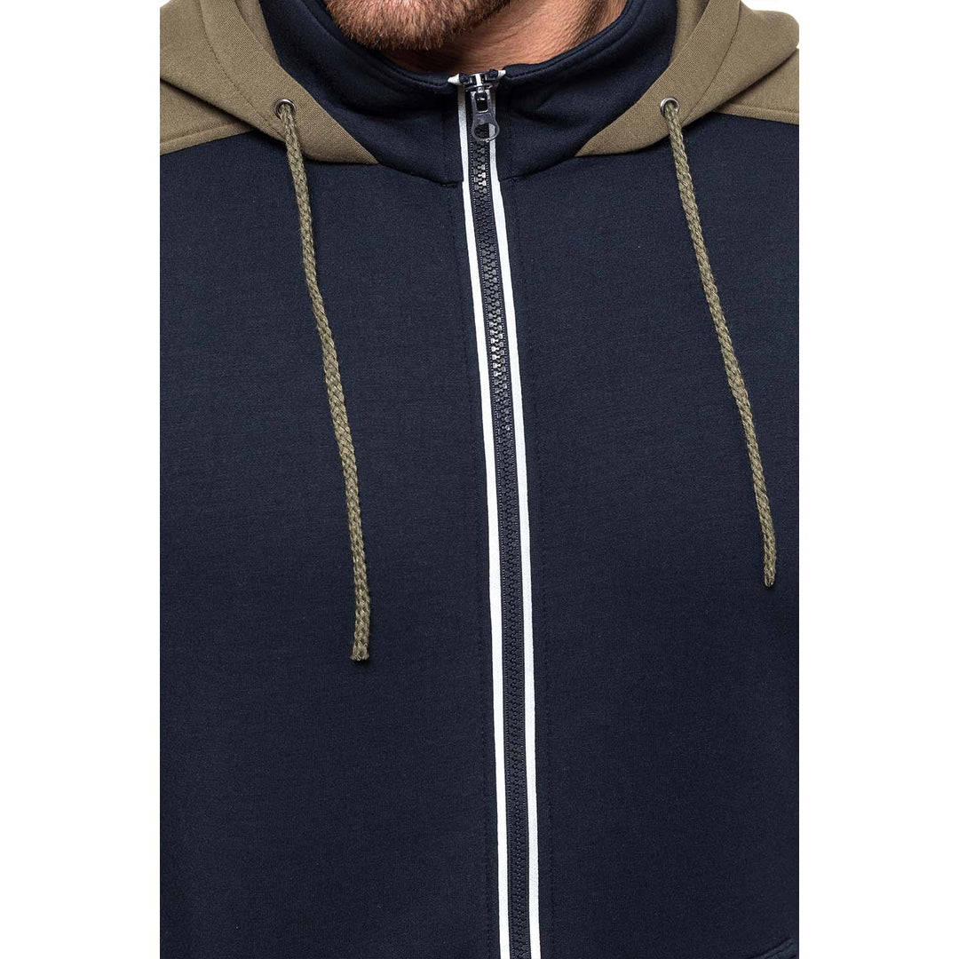 Schaumstoff-Arbeitsjacke HELBOS AVACORE, Farbe marineblau/oliv, Größe: XXL