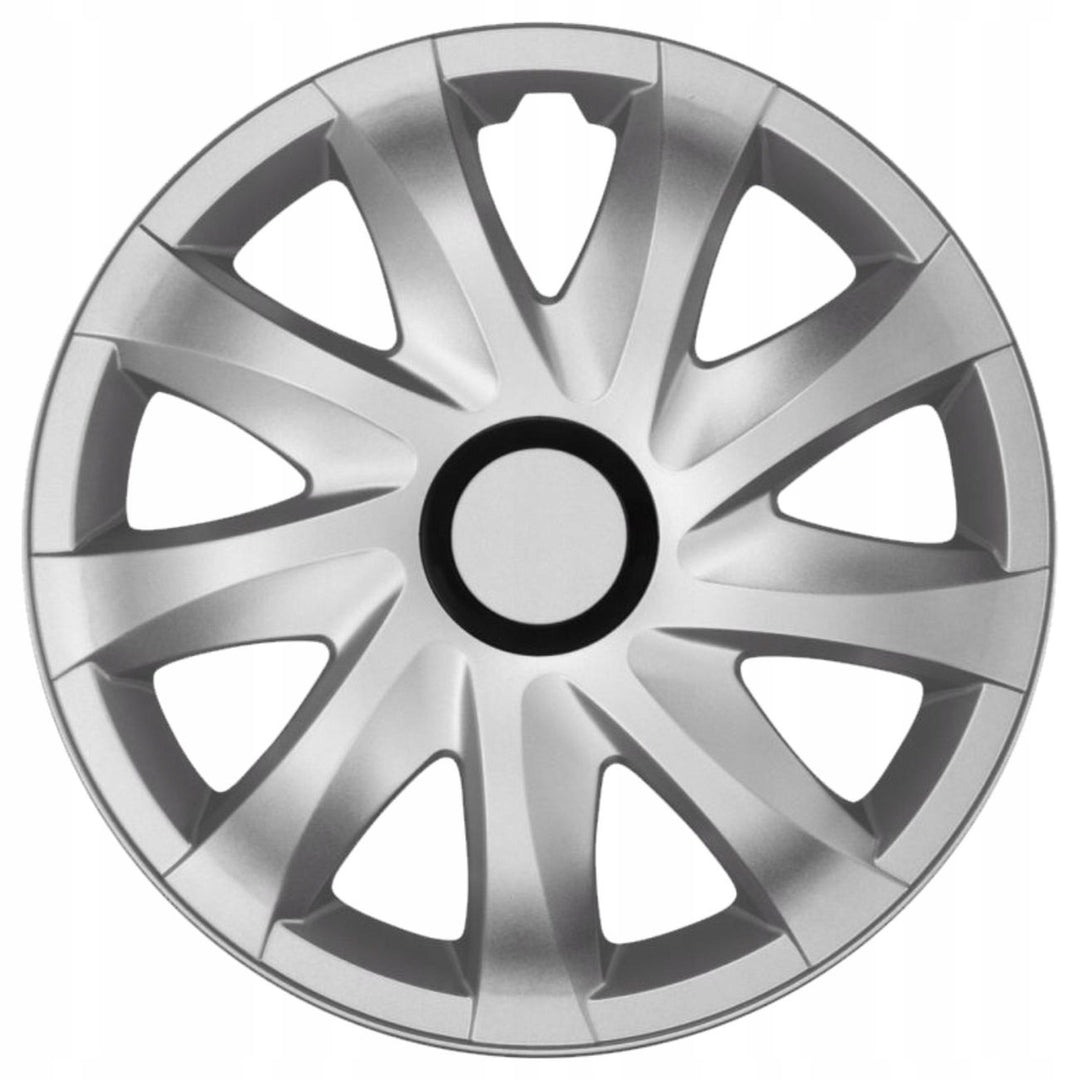 Radkappen Radzierblenden Radblenden - 4 Stück Komplettset - NRM Kando - Silber - 16" Zoll