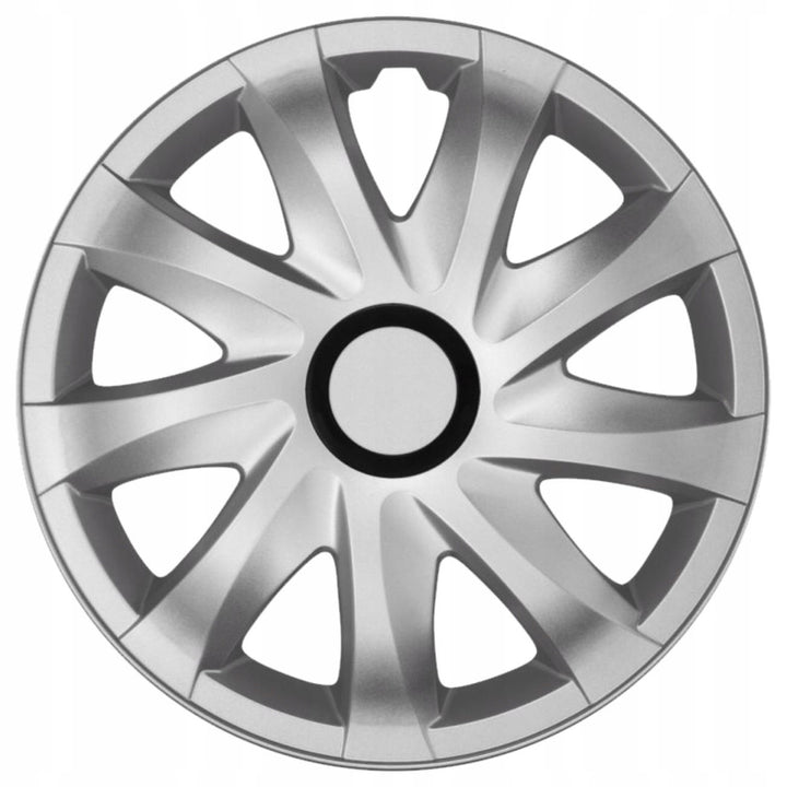 Radkappen Radzierblenden Radblenden - 4 Stück Komplettset - NRM Kando - Silber - 16" Zoll