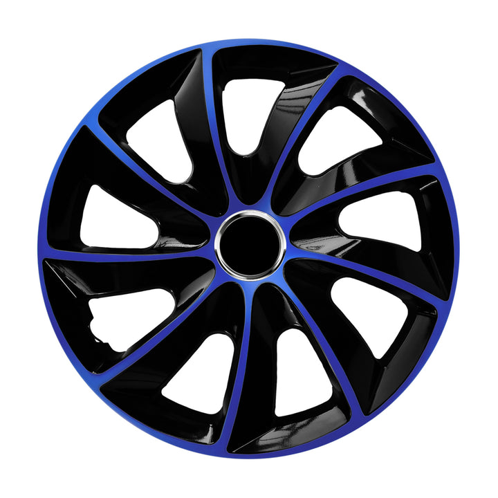 Radkappen Radzierblenden Radblenden - 4 Stück Komplettset - NRM EXTRA STIG - Blau/Schwarz - 17" Zoll
