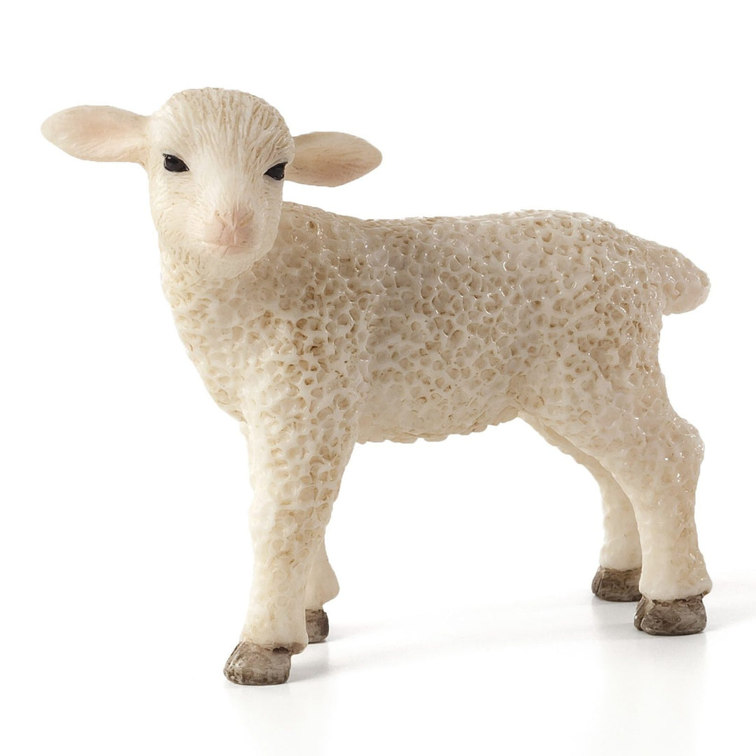 Animal Planet Tierfifur Spielfigur - Figur  Schäfchen   – 6 cm x 4,5 cm x 2 cm - detailgetreu u. handbemalt - qualitativ u. Sicher