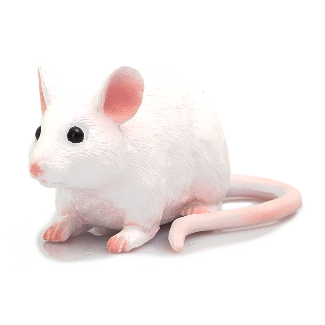 Animal Planet Tierfifur Spielfigur - Figur  Mäuschen – 6,5 cm x 2,7 cm x 3 cm- detailgetreu u. handbemalt - qualitativ u. Sicher