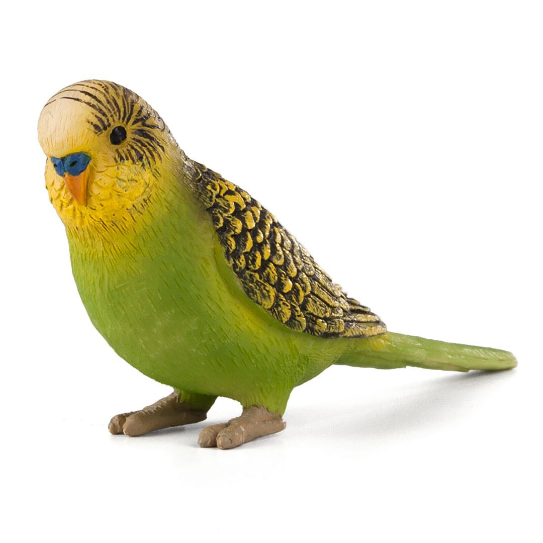 Animal Planet Tierfifur Spielfigur - Grüner Papagei  – 2 cm x 7,5 cm x 4 cm - detailgetreu u. handbemalt - qualitativ u. Sicher