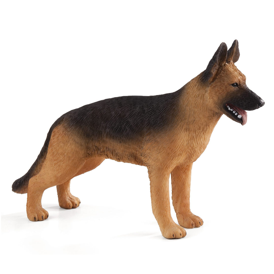 Animal Planet Tierfifur Spielfigur -  Deutscher Schäferhund Figur  –   12 cm x 3 cm x 7 cm - detailgetreu u. handbemalt - qualitativ u. Sicher