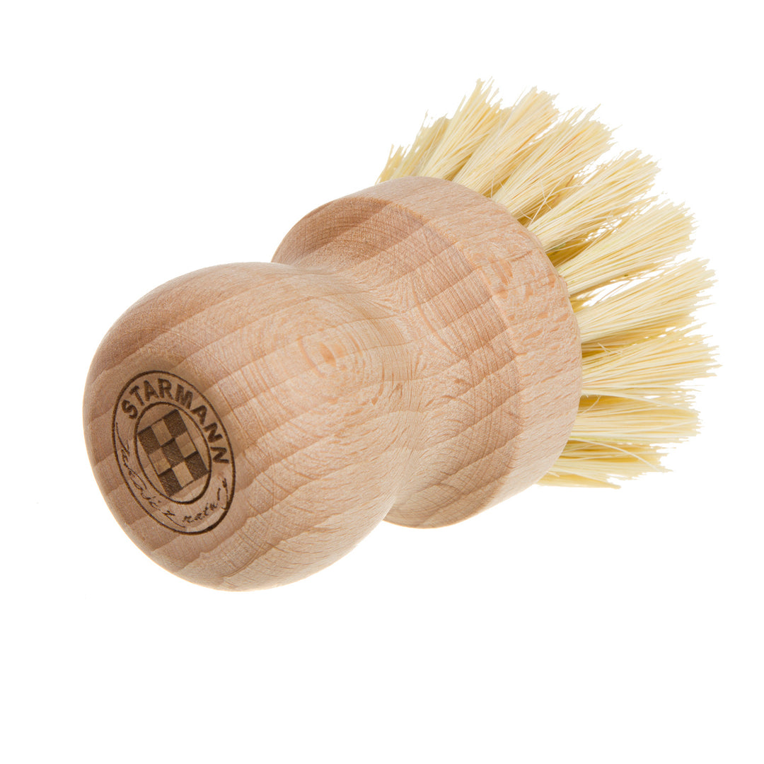 Topfbürste Küchenbürste Holzspülbürste Scheuerbürste Buchenholz + Tampico (Agave) Holzbürste Geschirrbürste