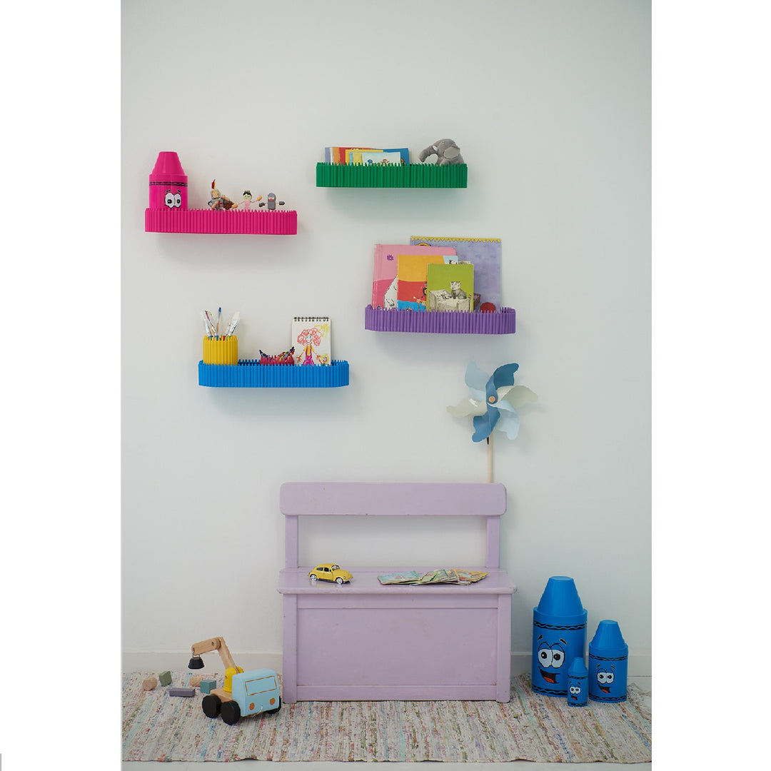 Crayola 74100801 Crayola Regal Wandmontage Lagerung Kinderzimmer Buntstifte Bleistifte Kleinspielzeug Organisieren - Grün
