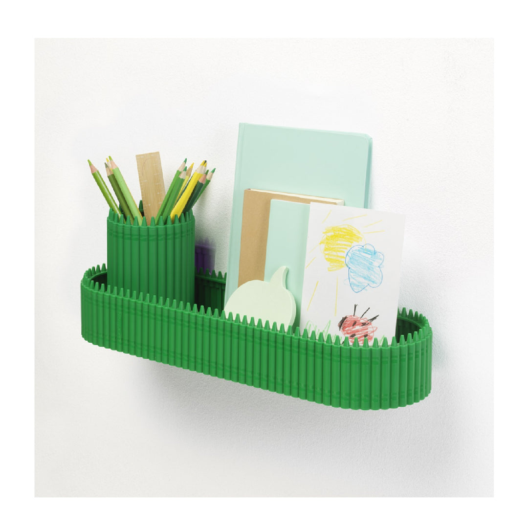 Crayola 74100801 Crayola Regal Wandmontage Lagerung Kinderzimmer Buntstifte Bleistifte Kleinspielzeug Organisieren - Grün
