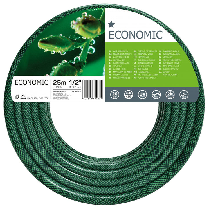 1/2" 25m Gartenschlauch 3-lagiger Wasserschlauch UV-Strahlen- und Algenablagerungbeständig