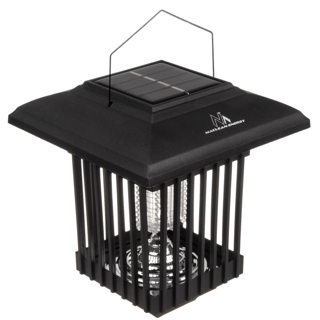 2 in 1 Solar-LED-Dekoleuchte mit Insektenfalle Mückenlampe mit UV-Licht Solar-Lampe Insektenvernichter 2 Arbeitsmodi IP44