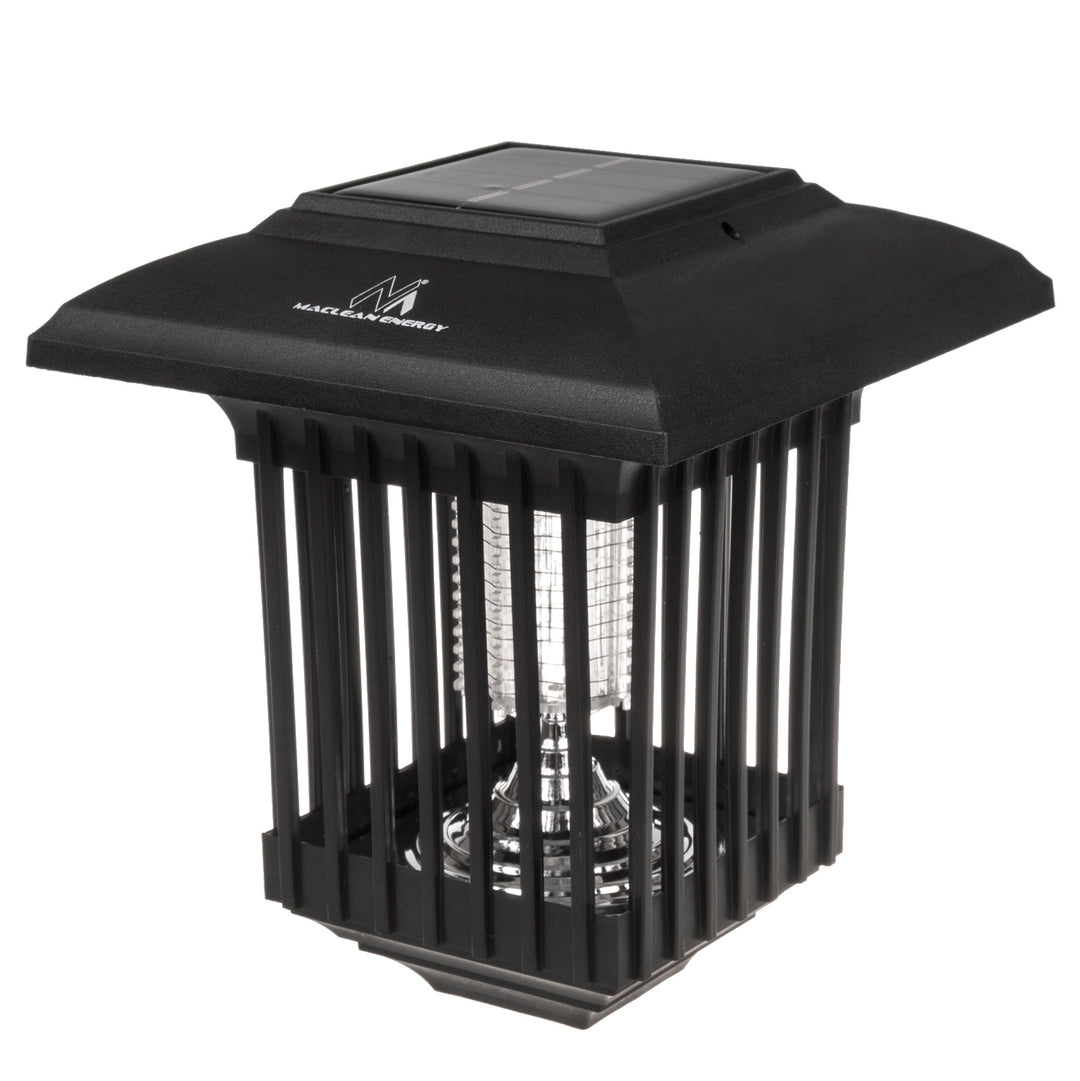 2 in 1 Solar-LED-Dekoleuchte mit Insektenfalle Mückenlampe mit UV-Licht Solar-Lampe Insektenvernichter 2 Arbeitsmodi IP44
