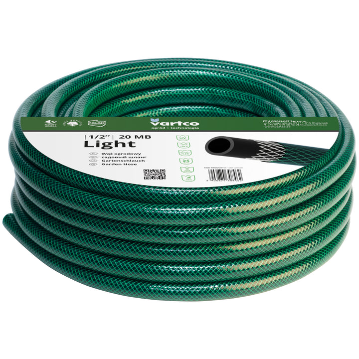 3-lagiger Wasserschlauch Gartenschlauch Schlauch Gartenbewässerung Flexibel Flexischlauch Polyester-Kreuzgeflecht UV-beständig 25 Bar 1/2" 15m