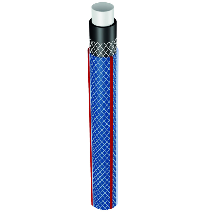 4-lagiger Wasserschlauch Gartenschlauch Schlauch Gartenbewässerung Flexibel Flexischlauch Polyester-Kreuzgeflecht UV-beständig 22 Bar 3/4" 20m
