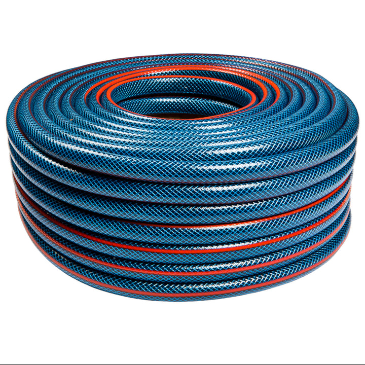 4-lagiger Wasserschlauch Gartenschlauch Schlauch Gartenbewässerung Flexibel Flexischlauch Polyester-Kreuzgeflecht UV-beständig 22 Bar 3/4" 50m