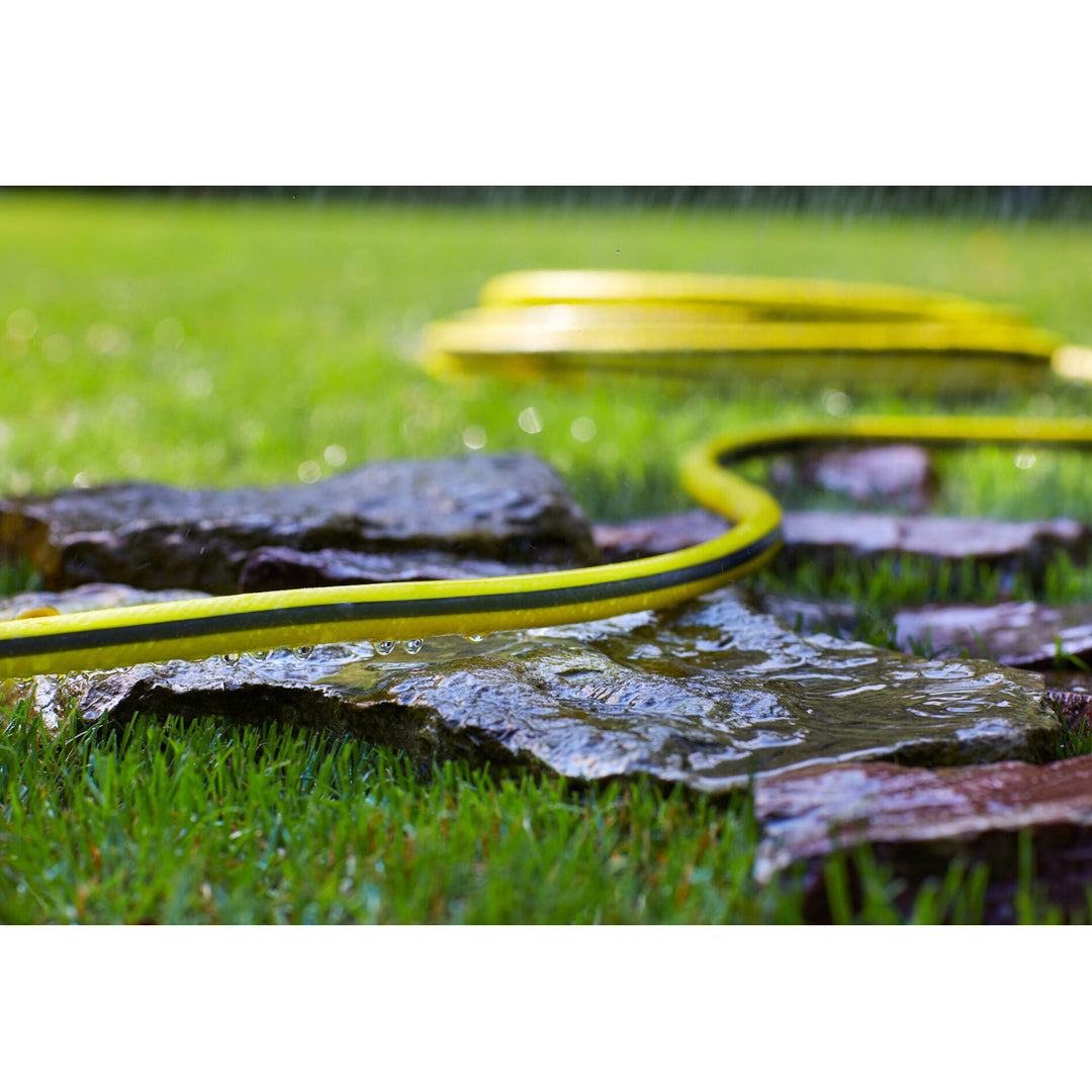 3-lagiger Wasserschlauch Gartenschlauch Schlauch Gartenbewässerung Flexibel Flexischlauch Polyester-Kreuzgeflecht UV-beständig 25 Bar 3/4" 30m