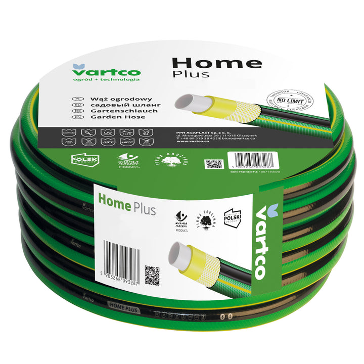 4-lagiger Wasserschlauch Anti Twist Gartenschlauch Schlauch Gartenbewässerung Flexibel Flexischlauch Polyester-Kreuzgeflecht UV-beständig 27 Bar 3/4" 50m