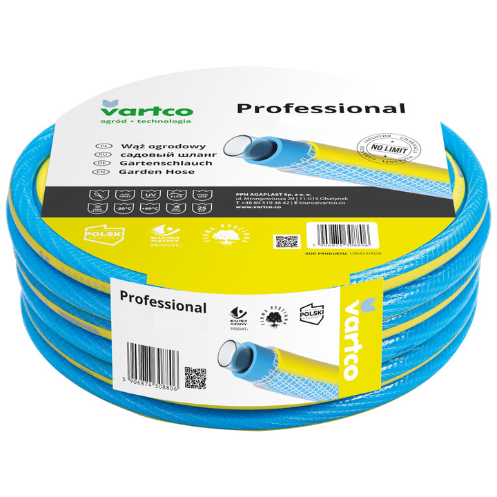 4-lagiger Wasserschlauch Anti Twist Gartenschlauch Schlauch Gartenbewässerung Flexibel Flexischlauch Trikotgeflecht UV-beständig 25 Bar  3/4" 50m