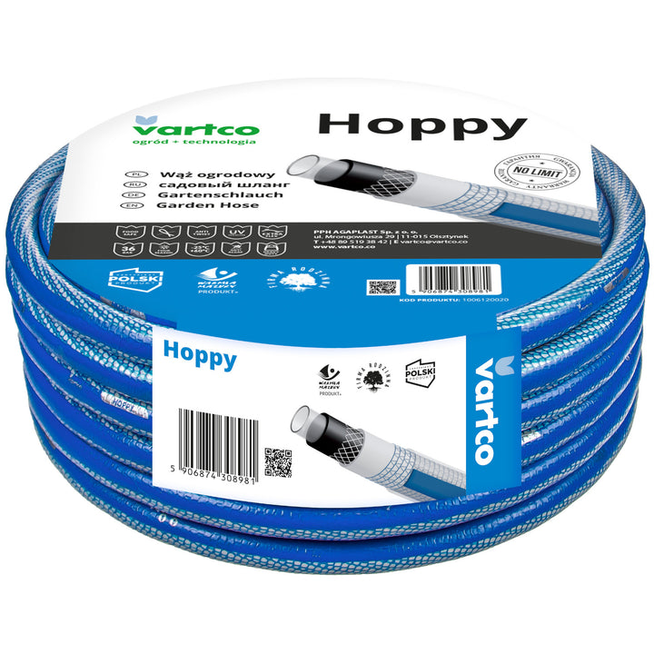 6-lagiger Wasserschlauch Trinkwasserschlauch Lebensmittelschlauch Anti Twist Gartenschlauch Gartenbewässerung Flexibel Flexischlauch UV-beständig 36 Bar 1/2" 30m