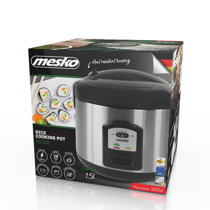 Mesko MS 6411 Reiskocher - kocht Reis und hält ihn warm