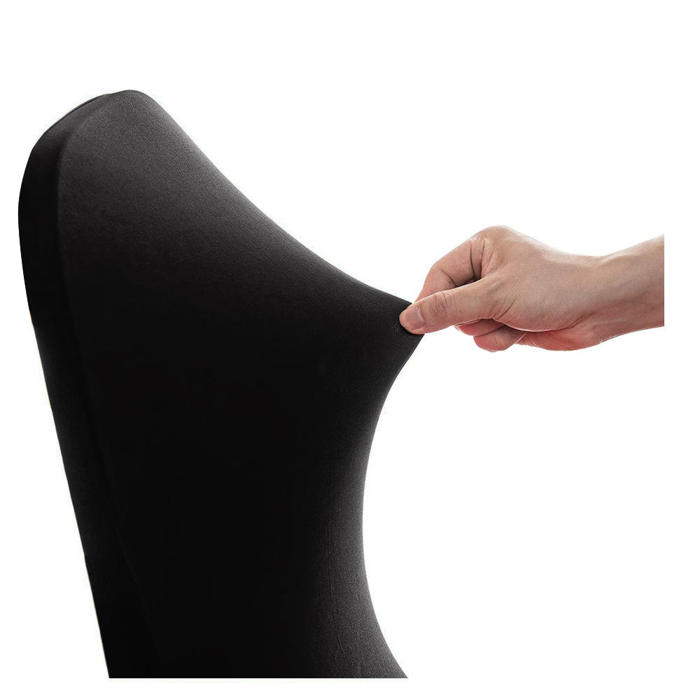 GreenBlue Stuhlhusse Stretch Stuhlüberzug Stuhlbezug Hussen Elastisch 88x50x45cm schwarz GB373