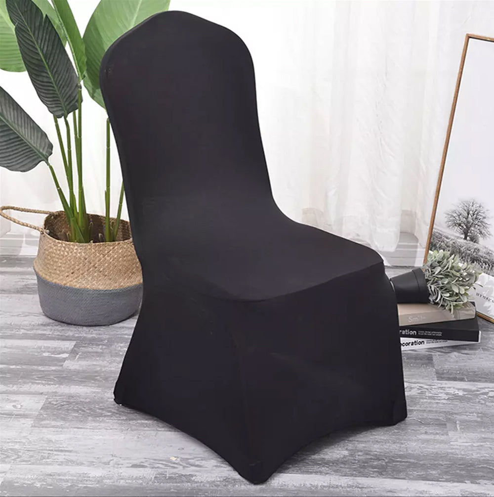 GreenBlue Stuhlhusse Stretch Stuhlüberzug Stuhlbezug Hussen Elastisch 88x50x45cm schwarz GB373