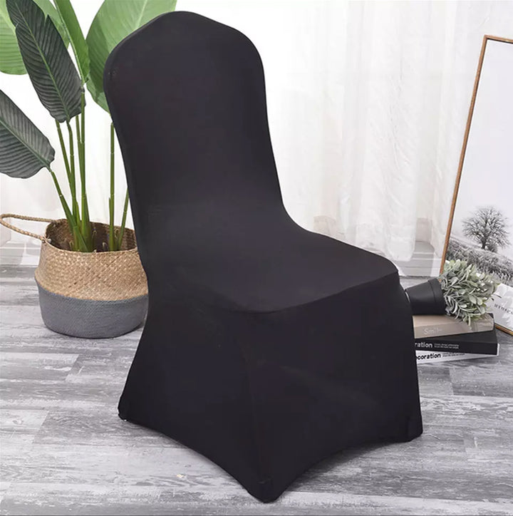 GreenBlue Stuhlhusse Stretch Stuhlüberzug Stuhlbezug Hussen Elastisch 88x50x45cm schwarz GB373