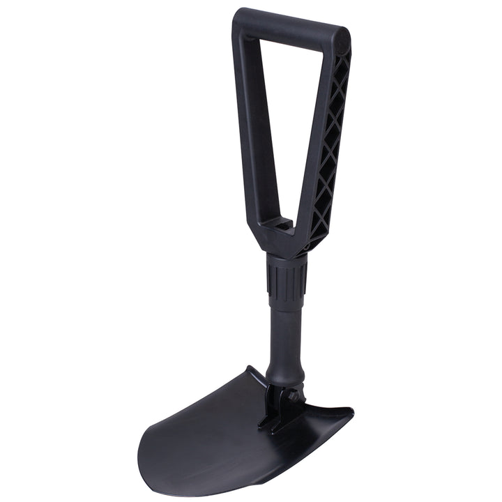 Tragbare Klappschaufel mit Aufbewahrungstasche Schaufel Klappspaten für Outdoor Campingspaten Schwarz
