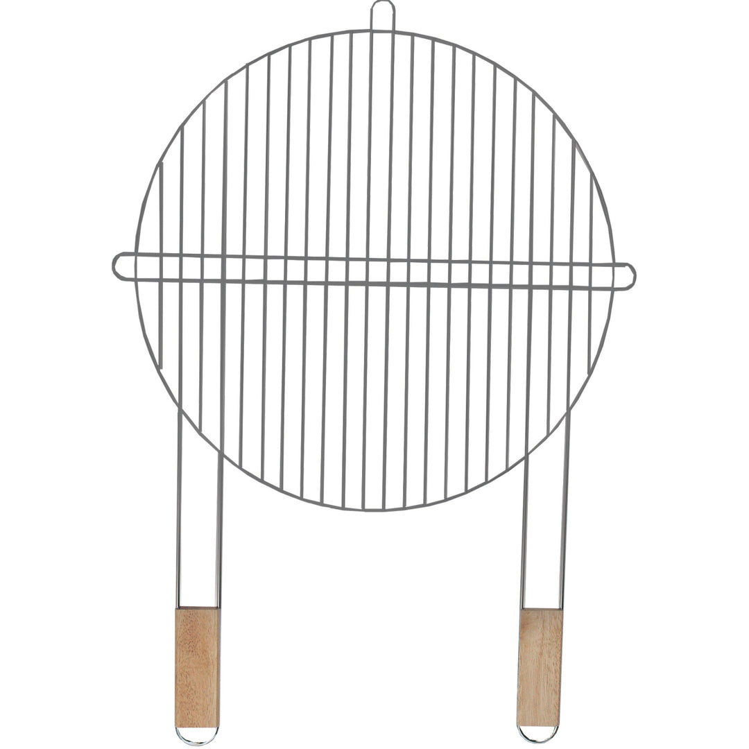 Runder Grillrost aus verchromtem Stahl MG256 Durchmesser 46 cm