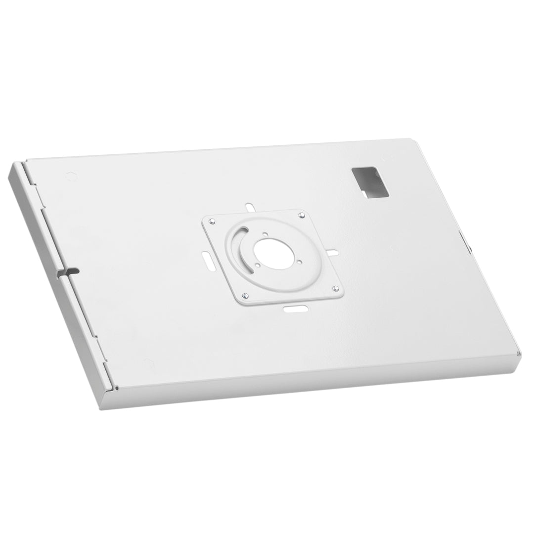 Tablet Wandhalterung mit Diebstalschutz Universal-Halterung Kompatibel mit 9.7"-11", iPad/iPad Air/iPad Pro, Samsung Galaxy Tab A/Tab A7/Tab S6 Lite VESA-Montage 75x75 (Weiß)