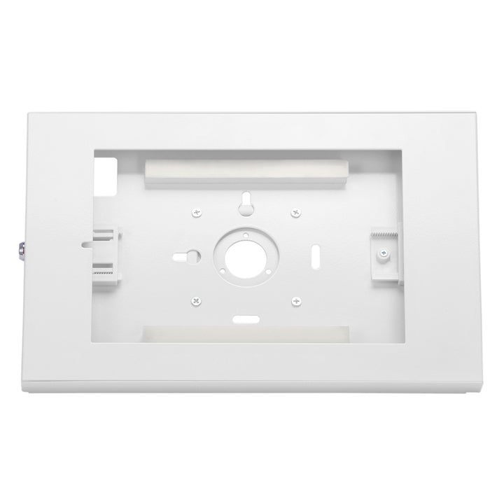 Tablet Wandhalterung mit Diebstalschutz Universal-Halterung Kompatibel mit 9.7"-11", iPad/iPad Air/iPad Pro, Samsung Galaxy Tab A/Tab A7/Tab S6 Lite VESA-Montage 75x75 (Weiß)