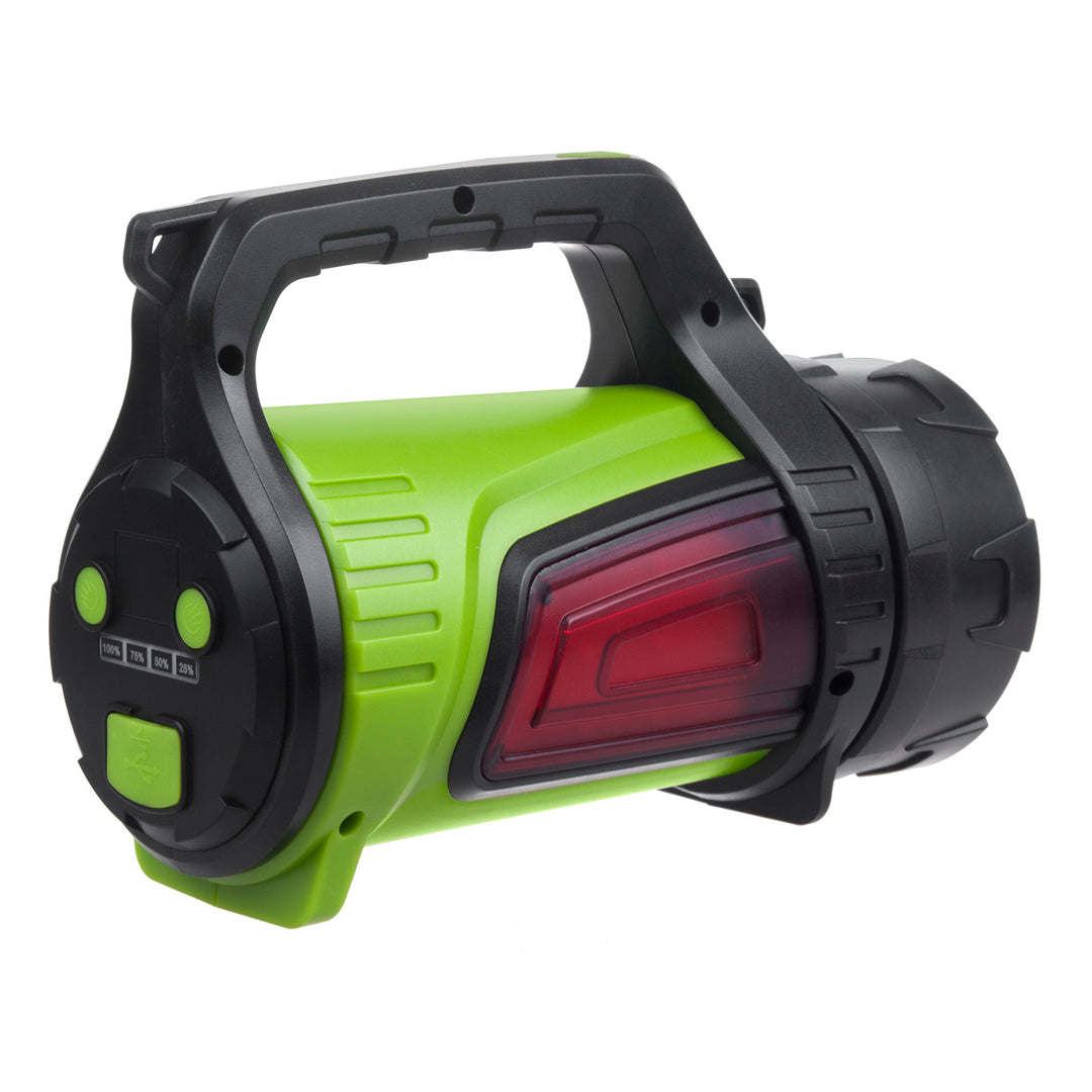 LED 3in1 Taschenlampe Wiederaufladbare Taschenlampe für Camping Outdoor USB Powerbank Funktion 3 Leuchtmodi 5W XM-L-T6 Kaltweiß 6500K 3.7V 3x18650 4500mAh IP65